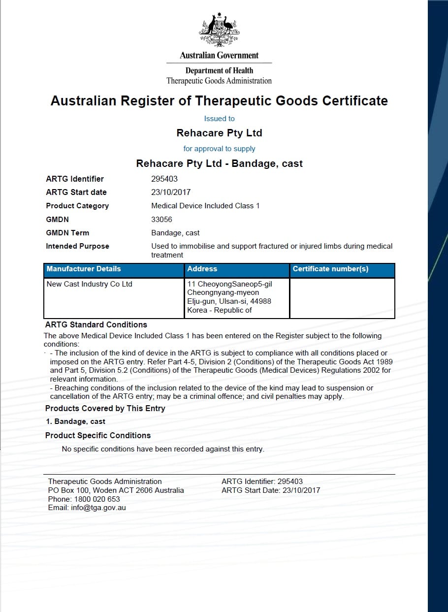 Australian Certificate